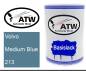 Preview: Volvo, Medium Blue, 213: 500ml Lackdose, von ATW Autoteile West.